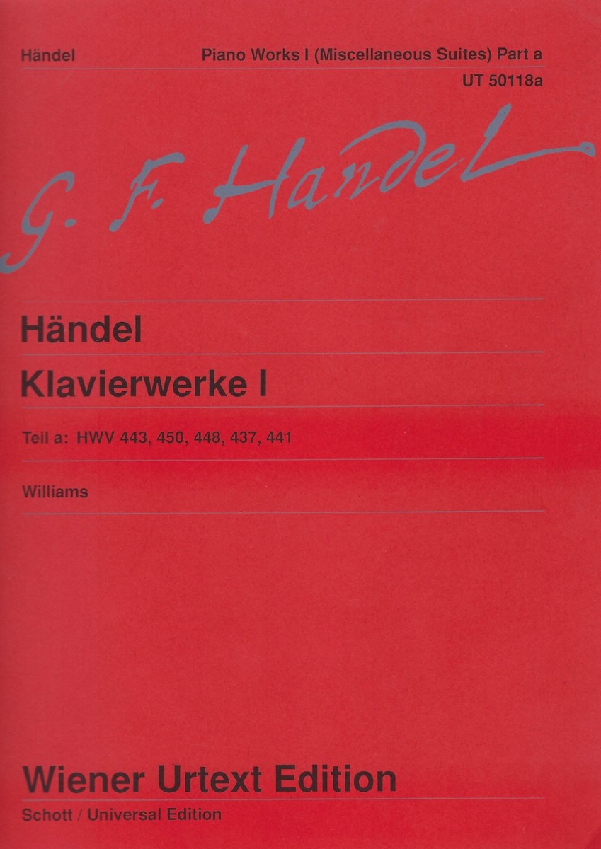 Klavierwerke 1 Händel S1